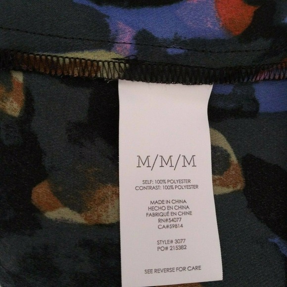 CAbi Flaunt Wrap Sleeveless Drape Front Blouse - Picture 8 of 9